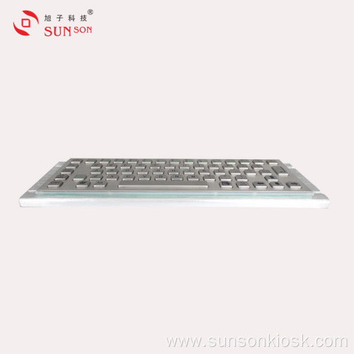 Reinforced Metal Keyboard for Information Kiosk